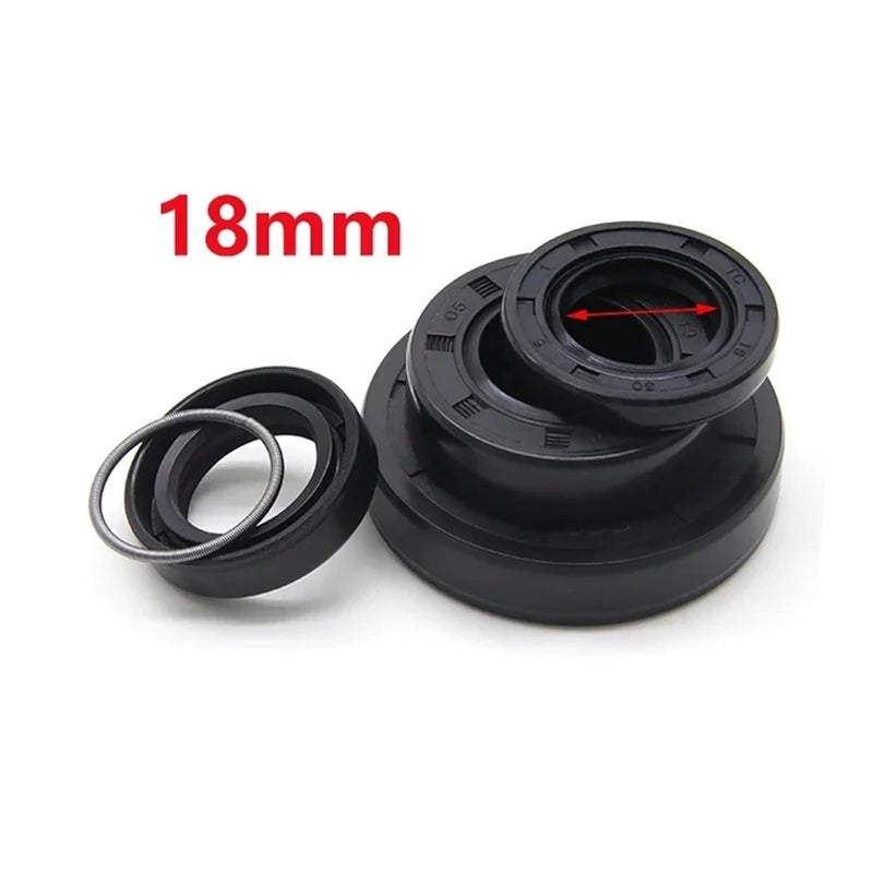 18x30x8mm Industrial Oil Seals 4pcs Long Lasting Shaft Seals - Image 2